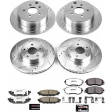 Front and Rear Z26 STREET BRAKE KIT for Subaru Impreza image 2