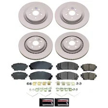 Front and Rear Z17 COATED BRAKE KIT for Toyota Highlander image 1