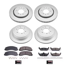 Front and Rear Z17 COATED BRAKE KIT for Ford F-150 image 2