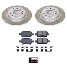 Rear SEMI-COATED ROTOR KIT for Chevrolet Malibu image 1