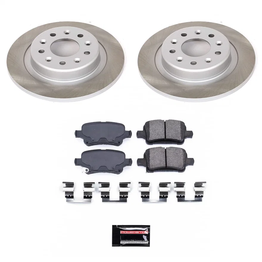 Rear SEMI-COATED ROTOR KIT for Chevrolet Malibu