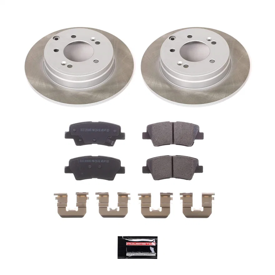 Rear SEMI-COATED ROTOR KIT