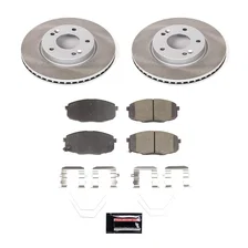 Front SEMI-COATED ROTOR KIT image 1