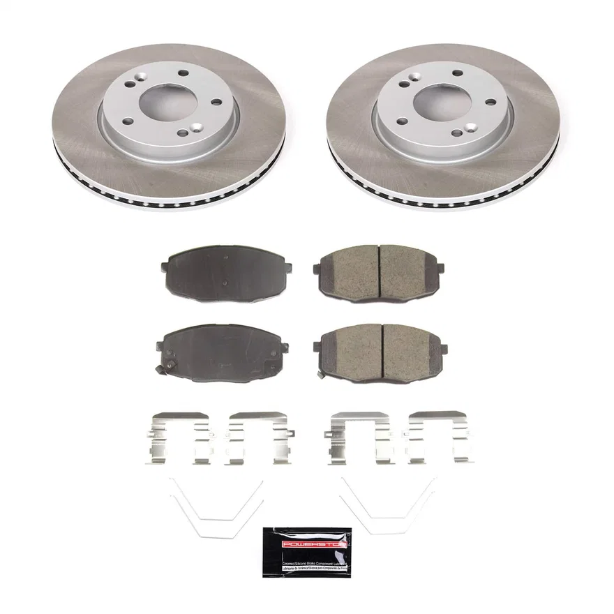 Front SEMI-COATED ROTOR KIT