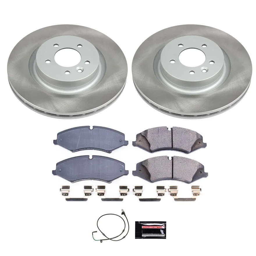 Front SEMI-COATED ROTOR KIT for Land Rover LR4