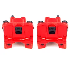 Rear RED CALIPER PAIR W/O BRKT image 2