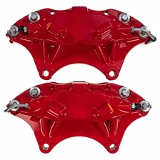 Front RED CALIPER PAIR W/O BRKT for Chevrolet Camaro image 3