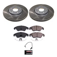 Front SEMI-COATED ROTOR KIT for Audi image 1