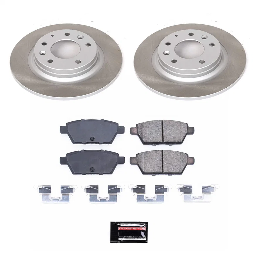 Rear SEMI-COATED ROTOR KIT
