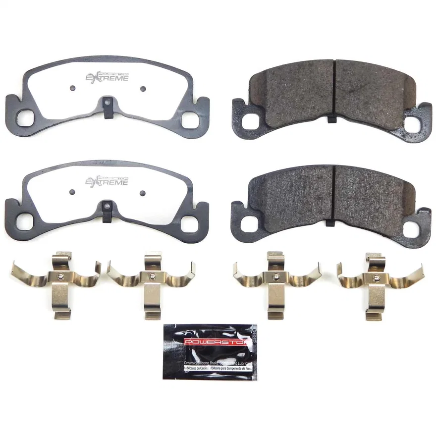 Front Z26 STREET PAD W/HDW for Tesla