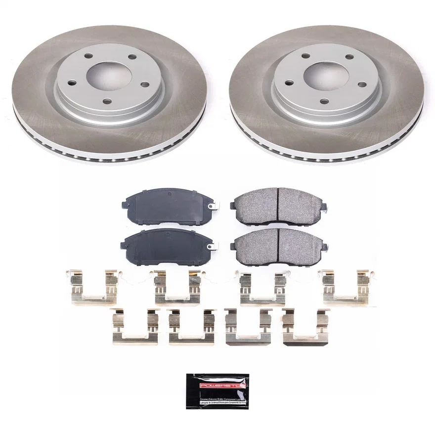 Front SEMI-COATED ROTOR KIT for Nissan Sentra