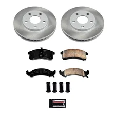 Front SEMI-COATED ROTOR KIT for Cadillac image 1