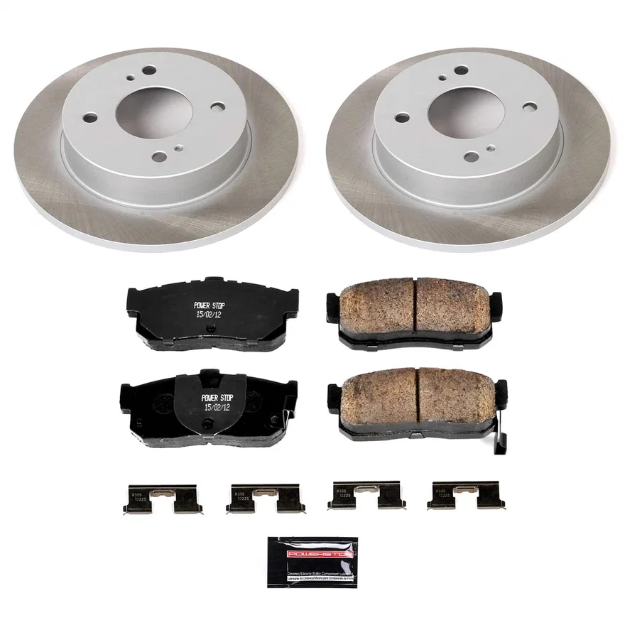 Rear SEMI-COATED ROTOR KIT