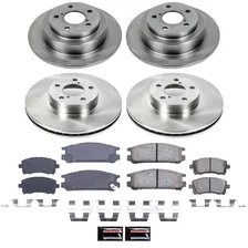 Front and Rear AUTOSPECIALTY BRAKE KIT for Subaru image 2