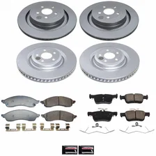 Front and Rear Z17 COATED BRAKE KIT for Ford Edge image 1