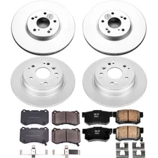 Front and Rear Z17 COATED BRAKE KIT for Acura TL image 2