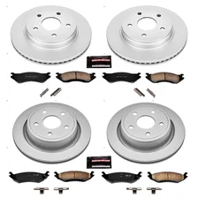 Front and Rear Z17 COATED BRAKE KIT for Dodge Ram 1500 image 2