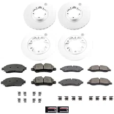 Front and Rear Z17 COATED BRAKE KIT for Ford Transit-350 HD image 2
