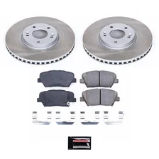 Front SEMI-COATED ROTOR KIT image 1