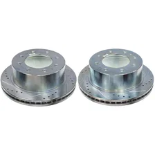 Rear DRILLEDSLOTTED ROTOR PAIR image 2