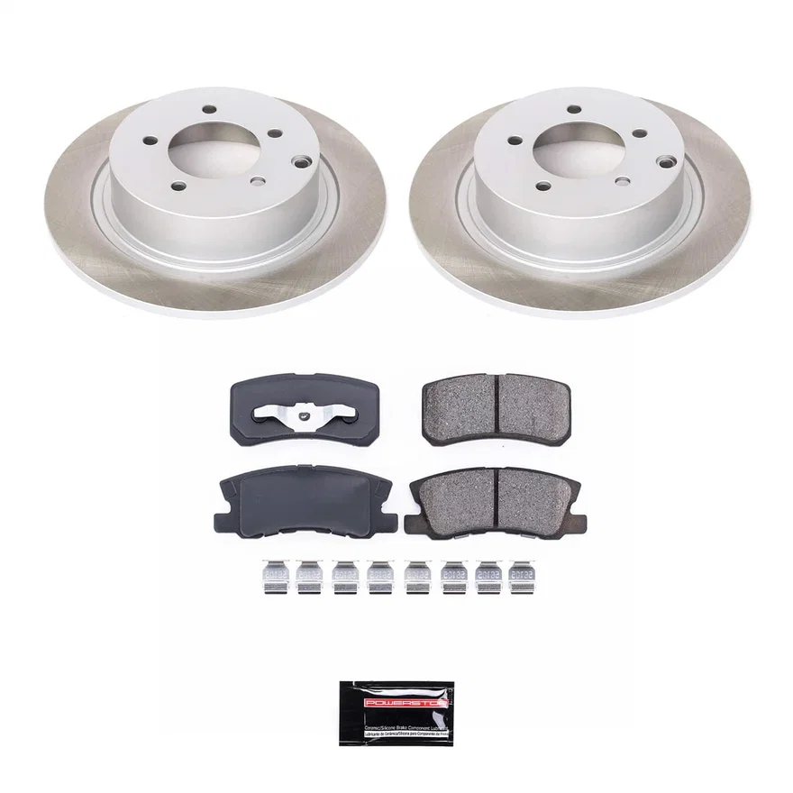 Rear SEMI-COATED ROTOR KIT