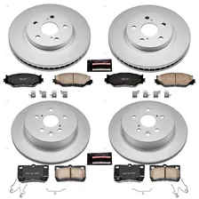 Front and Rear Z17 COATED BRAKE KIT for Lexus IS250 image 2