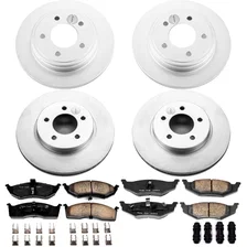 Front and Rear Z17 COATED BRAKE KIT for Chrysler image 2