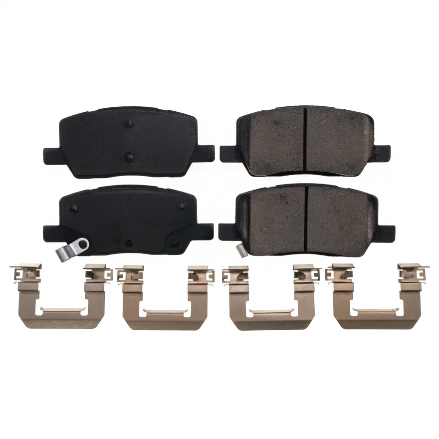 Rear Z17 EVO CERAMIC PAD W/HDW for Tesla