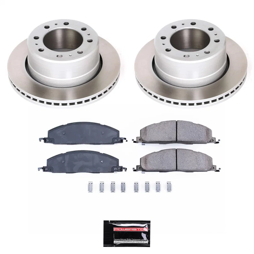 Rear SEMI-COATED ROTOR KIT for Ram 1500