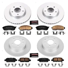 Front and Rear Z17 COATED BRAKE KIT for Nissan Sentra image 2