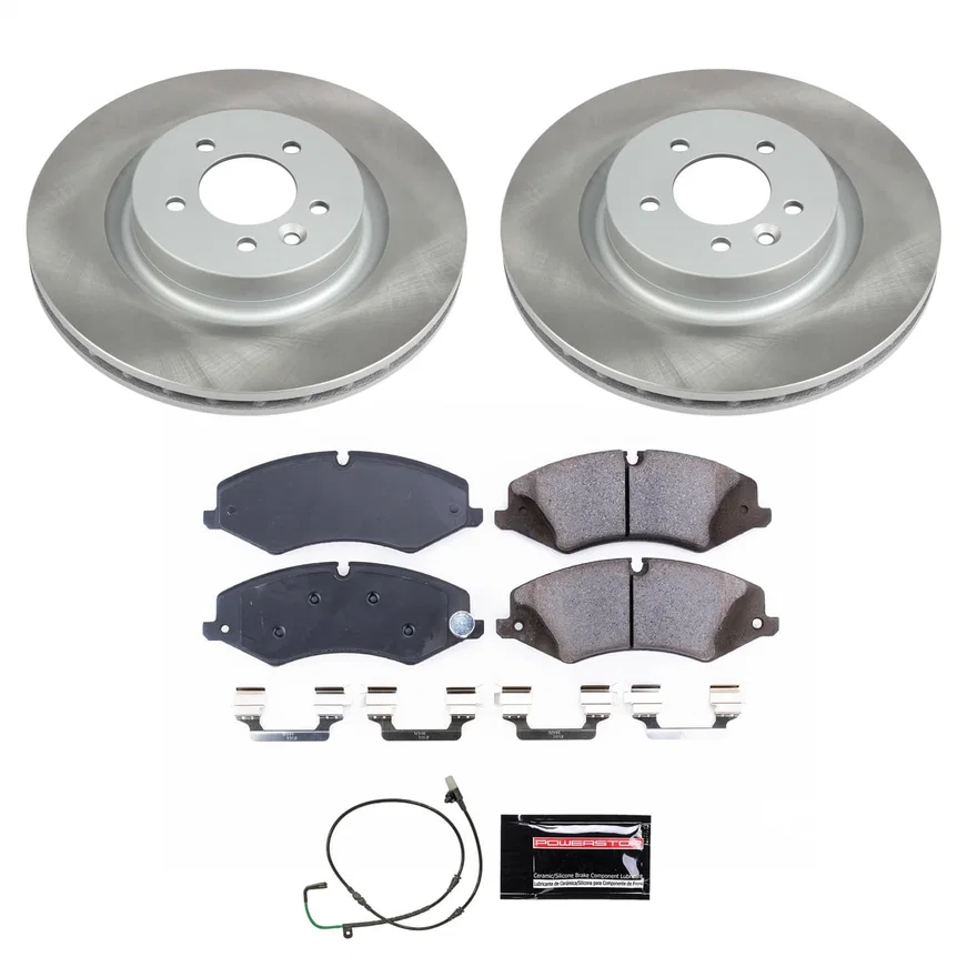 Front SEMI-COATED ROTOR KIT for Land Rover LR4