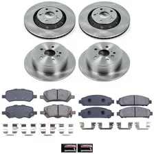 Front and Rear AUTOSPECIALTY BRAKE KIT for Toyota Venza image 2