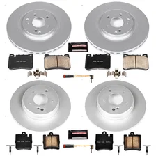 Front and Rear Z23 COATED BRAKE KIT for Mercedes-Benz image 2