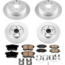 Front and Rear Z17 COATED BRAKE KIT for Honda CR-V image 2