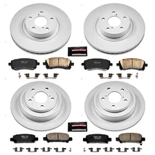 Front and Rear Z17 COATED BRAKE KIT for Subaru image 2