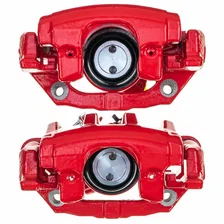 Rear RED CALIPER PAIR W/BRKT for Mazda 3 image 2
