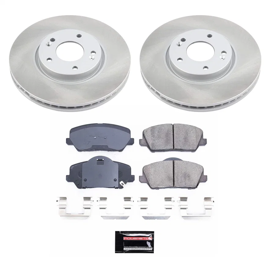 Front SEMI-COATED ROTOR KIT for Kia