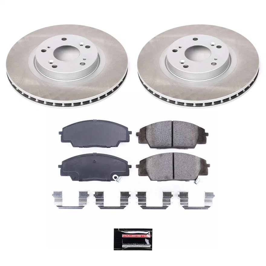 Front SEMI-COATED ROTOR KIT