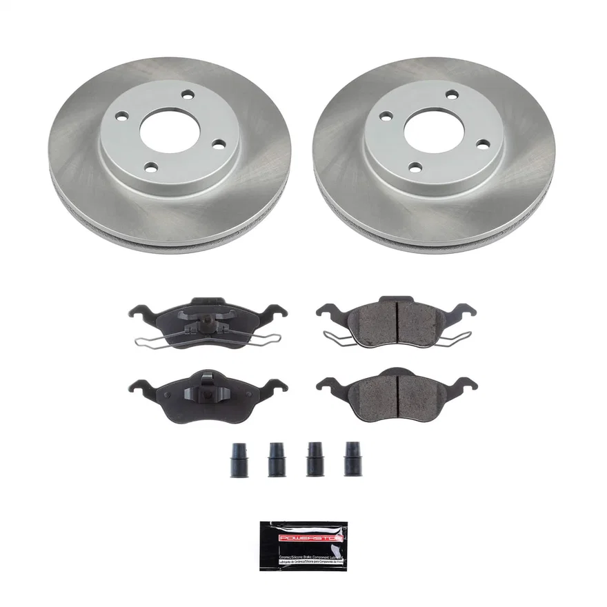 Front SEMI-COATED ROTOR KIT for Ford Focus