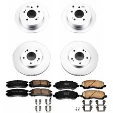Front and Rear Z17 COATED BRAKE KIT for Mitsubishi Galant image 2
