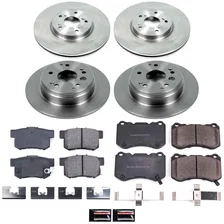 Front and Rear AUTOSPECIALTY BRAKE KIT for Acura TL image 2