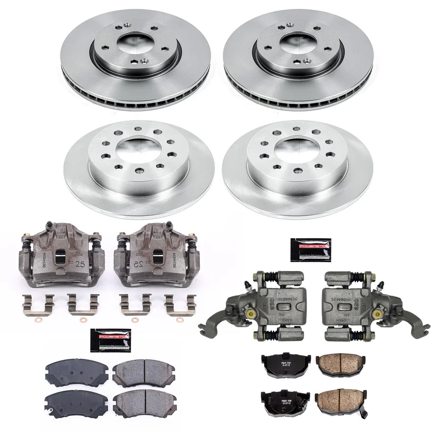 Front and Rear AUTOSPECIALTY KIT W/CALS for Hyundai Tiburon