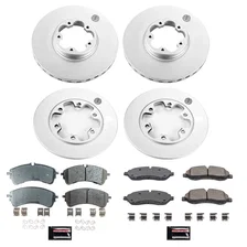 Front and Rear Z17 COATED BRAKE KIT for Ford Transit-350 HD image 2