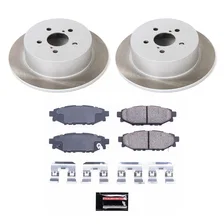 Rear SEMI-COATED ROTOR KIT for Subaru image 1