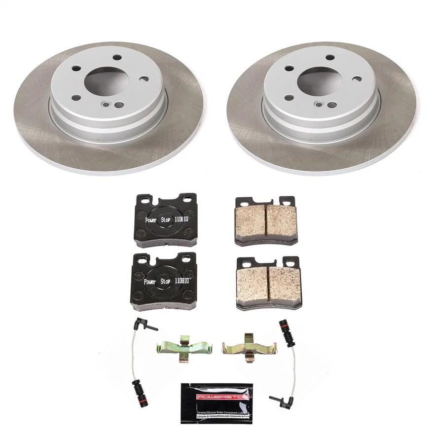 Rear SEMI-COATED ROTOR KIT for Mercedes-Benz C36 AMG
