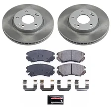Front SEMI-COATED ROTOR KIT for Kia Soul image 1