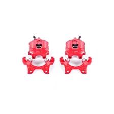 Rear RED CALIPER PAIR W/BRKT for BMW M3 image 2