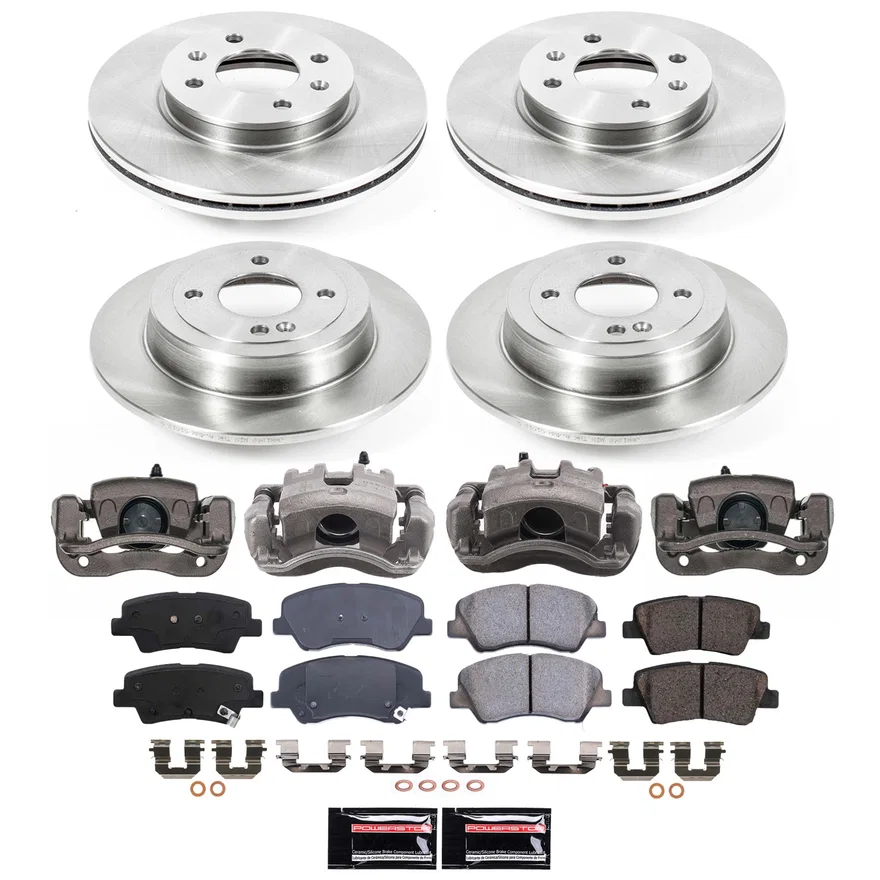Front and Rear AUTOSPECIALTY KIT W/CALS for Kia Rio
