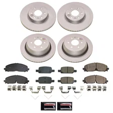 Front and Rear Z17 COATED BRAKE KIT image 1