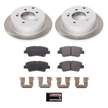 Rear SEMI-COATED ROTOR KIT for Kia Soul image 1